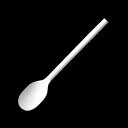 工房アイザワ 円 黄銅洋食器 ティースプーン 白 (1481-W5) 送料無料