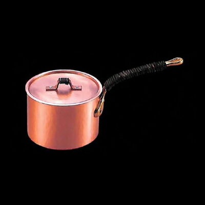 工房アイザワ 純銅鎚目アケビ巻き 片手鍋 14cm (70070) 送料無料