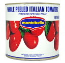 MONTEBELLOWhole Peeled Italian Tomatoesソース用に最適と言われる、肉厚で酸味の少ないたて長タイプの完熟トマトを湯むきし、裏ごししたトマトジュースと一緒に缶詰にしました。生産地:イタリア 原材料:トマト、トマトジュース、クエン酸内容量:2500g ※本商品は、輸入品のため、外装に多少の汚れや傷等がある場合がございます。 本理由による返品・交換はお受けできかねます。予めご了承ください。※現在"モンテベッロ" "モンテフィオーレ"として発売中の商品は、 ブランド名・ロゴが順次"ITALI＠（イタリアット）"に変更となります。 変更時期は在庫状況により異なります。ブランド名・ロゴの新旧は選べません。ご了承ください。