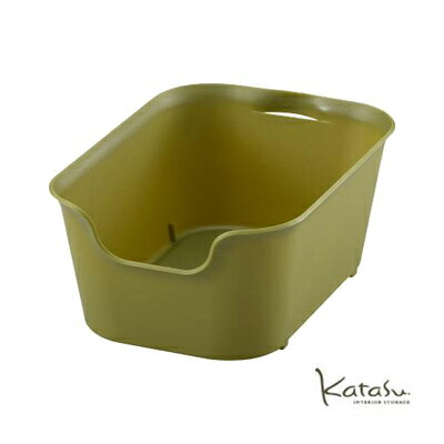 収納ボックスKatasu（カタス）　ハコ　S　　グリーン　カラーボックス( キッチンブランチ )