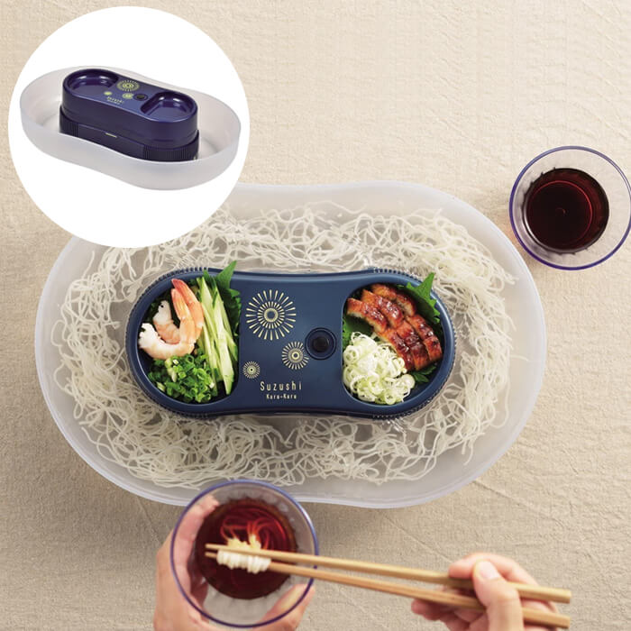 在庫限り 流しそうめん器 花火 2～3人用 そうめん流し器 電池式 D1337 そうめん 流し器 Mサイズ 流しそうめん機 家庭用 そーめん ソーメン パール金属