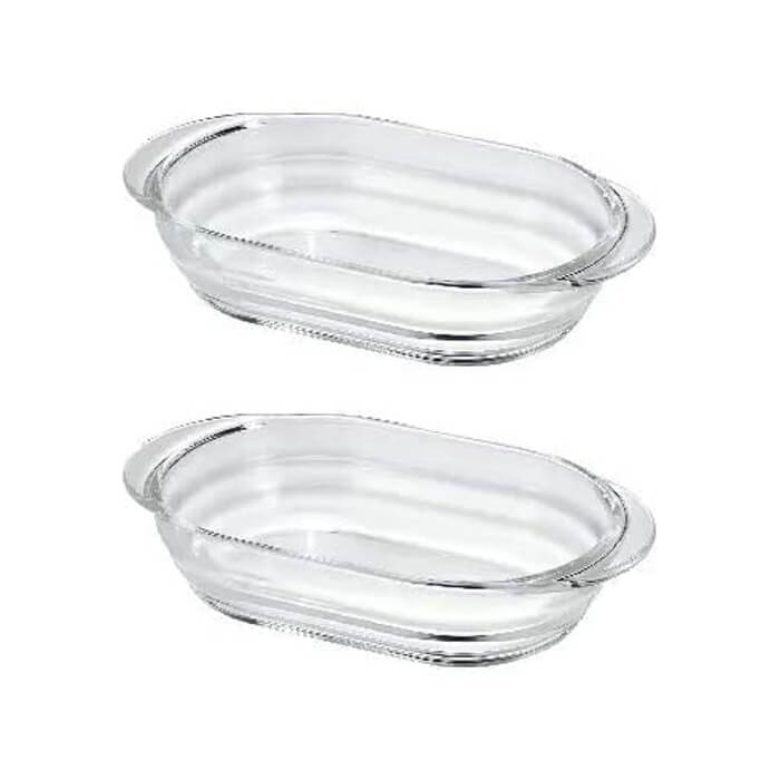 ハリオ 耐熱ガラス グラタン皿 2個セット HGZO-1812 HARIO グラタン 皿 おさら 耐熱ガラス お皿のサムネイル