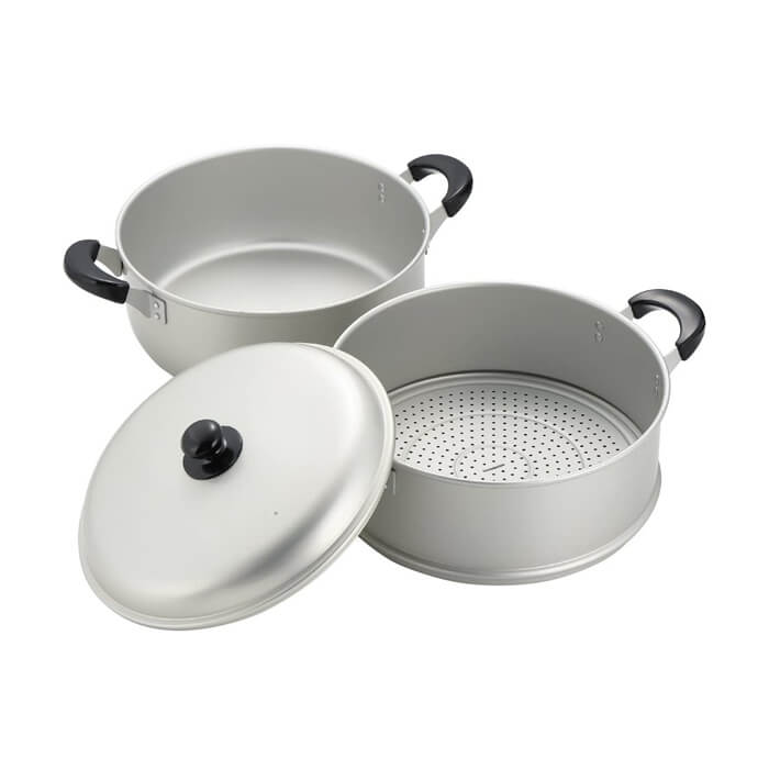 パール金属 ニューセレット アルミ2段 蒸し器 30 H2419