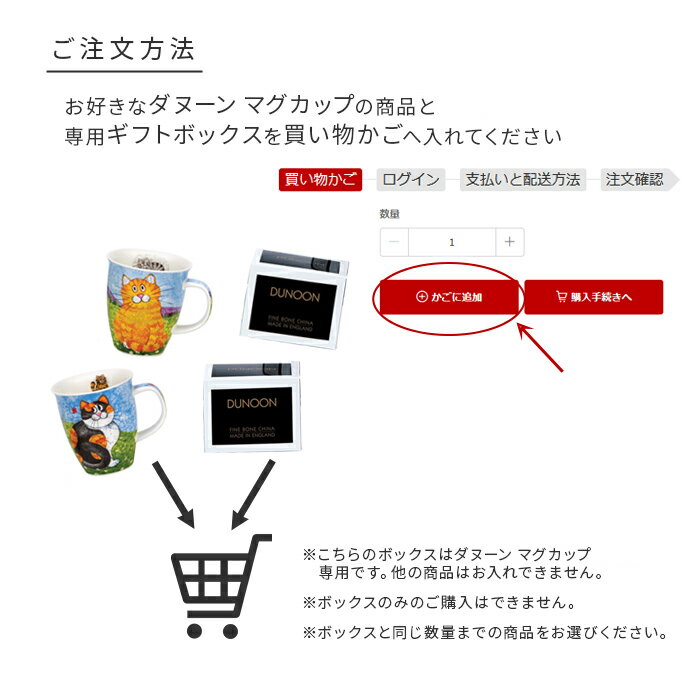 DUNOON ダヌーン マグカップ Nevis・Cairngorm専用 GIFTBOX【箱のみの購入不可】