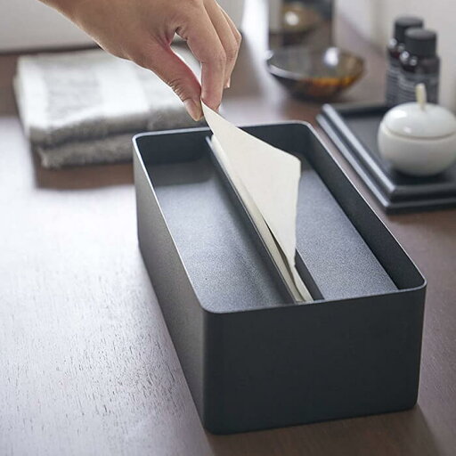 山崎実業 フタ付き ペーパータオルケース TOWER BK 4762 ブラック YAMAZAKI タワー【送料無料】 山崎実業 フタ付き ペーパータオルケース TOWER BK 4762 ブラック YAMAZAKI タワー【送料無料】