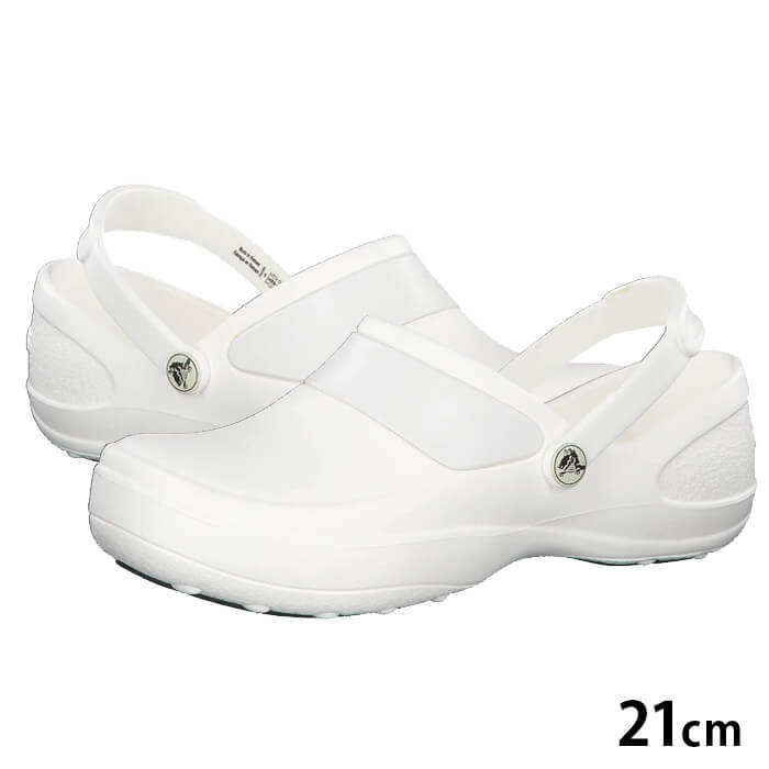 クロックス サンダル メンズ クロックス シューズ マーシーワーク ホワイト 21cm crocs サンダル 靴 スリッパ