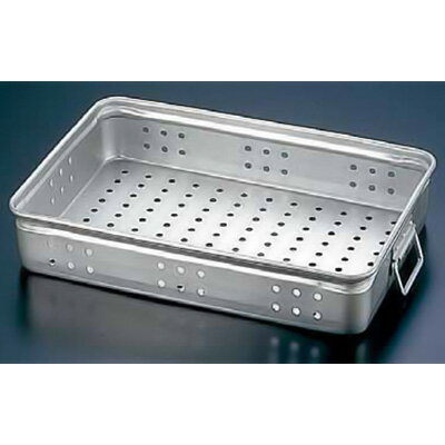 アルミ 穴明手付番重 小 110【小110】