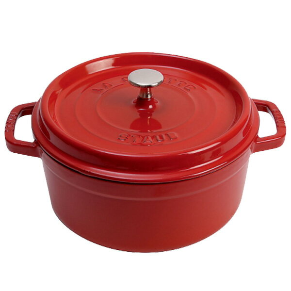 Staub/ストウブ ピコ・ココット ラウンド 28cm 40509-852（40509-852）【28cm /チェリー】