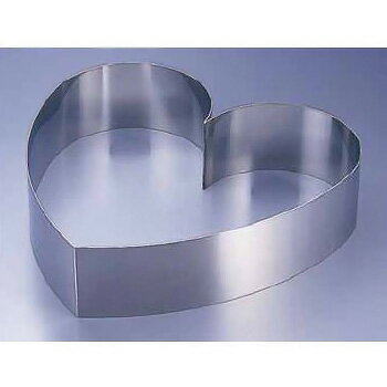 SA 18-8 ウェディングケーキ用リング ハート 大【大】