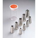 SA ケース入 18-8 口金セット 花10切 No.1〜8・10(9ヶ入)【花10切 No.1〜8・10(9ヶ入)】
