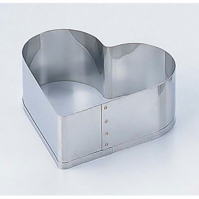 18-8 刃付セルクルリング ハート型 18cm【18cm】