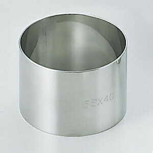 SA 18-8 アルゴン セルクルリング 丸型 （板厚0.8mm） φ55×H35mm【φ55×H35mm】