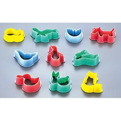Confectionery Goods - PS クッキー動物抜型 No. 752 （10ヶ入）（No. 752）( キッチンブランチ )