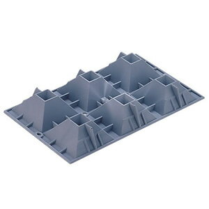 デバイヤー エラストモール （シリコンフォーム） ピラミッド 6ヶ取 1841-01（1841-01）【6ヶ取】