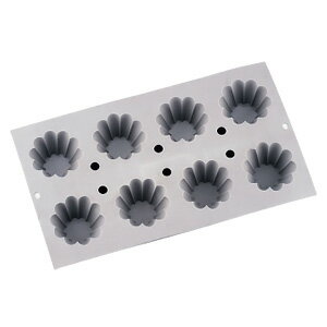 デバイヤー エラストモール （シリコンフォーム） ミニ・ブリオッシュ 8ヶ取 1845-01（1845-01）【8ヶ取】