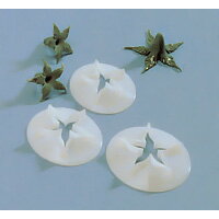 バラのヘタ抜型 3pcsセット CDE256（CDE256）( キッチンブランチ )