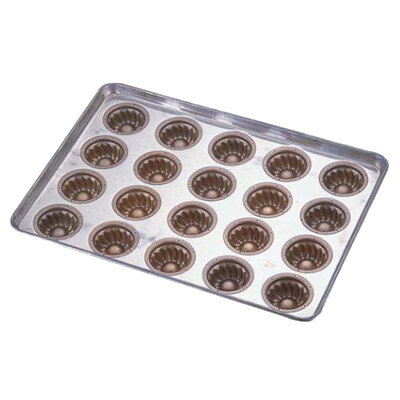 シリコン加工 ミニクグロフ型 天板（20ヶ取）【20ヶ取】