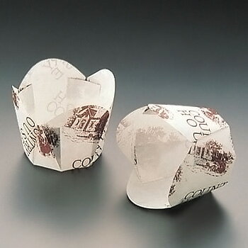 チューリップカップ 白 （100枚入） M-304（M-304）( キッチンブランチ )