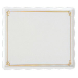 ウェーブメラミンケーキトレー（金唐草） YO-3035-G（YO-3035-G）( キッチンブランチ )