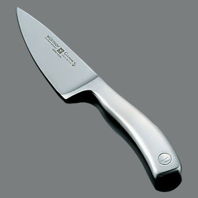 【仕様】サイズ：12cm全長：230mm質量：143g背厚：2.2mmヴォストフ クーリナーシリーズ 　・ステンレススチールのハンドルは精巧に鍛造され完全に成形されています。 またヴォストフはナイフの構造上一番大切なツバのバランスと安全性にこだわり、重みと威厳の提供に成功しました。 ※庖丁の表示サイズは、すべて刃渡り寸法となっております。 ※ドイツ