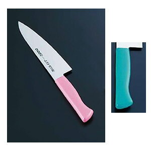 【仕様】サイズ：18cm全長：295mm質量：95gマイルドカット2000 抗菌カラー庖丁 ■材質：刀身/モリブデンバナジウム鋼 ハンドル/抗菌剤入りポリプロピレン樹脂（耐熱温度130℃）　【抗菌カラー庖丁の特長】時代の要求｢衛生管理｣。肉類、魚貝類、野菜、果実、パン類など食品別に御使用できます。 ※包丁の表示サイズは、すべて刃渡り寸法となっております。 ※抗菌色違いはこちらホワイトピンクブルーイエロー
