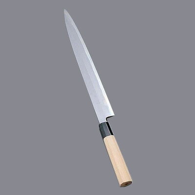 堺實光 紋鍛（青鋼） 刺身庖丁（片刃） 21cm
