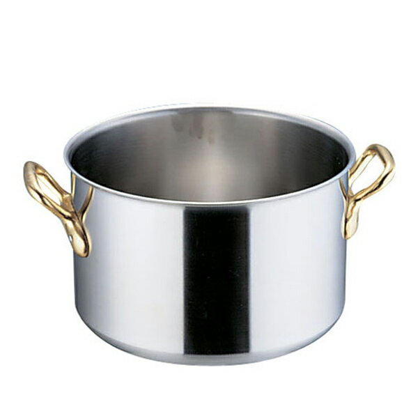 エコクリーン スーパーデンジ 半寸胴鍋 （蓋無） 42cm【42cm】