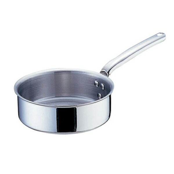 デバイヤー 18-10 プライオリティ 片手浅型鍋（蓋無） 3691-24（3691-24）【24cm】