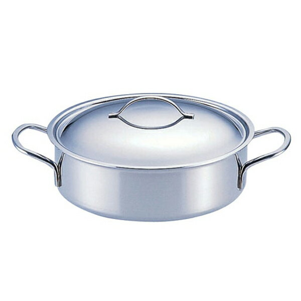 デバイヤー 18-10 プライオリティ 外輪鍋（蓋付） 3693-28（3693-28）【28cm】