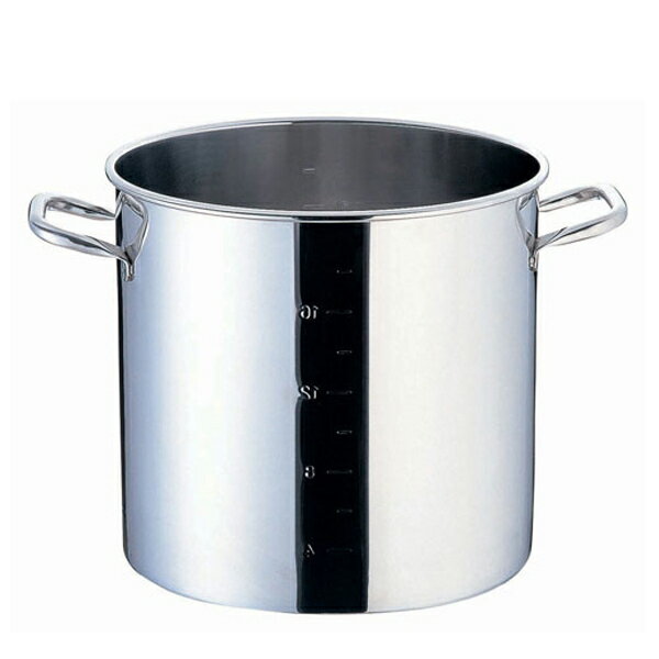 SA パワー・デンジ寸胴鍋 目盛付（蓋無） 21cm【21cm】