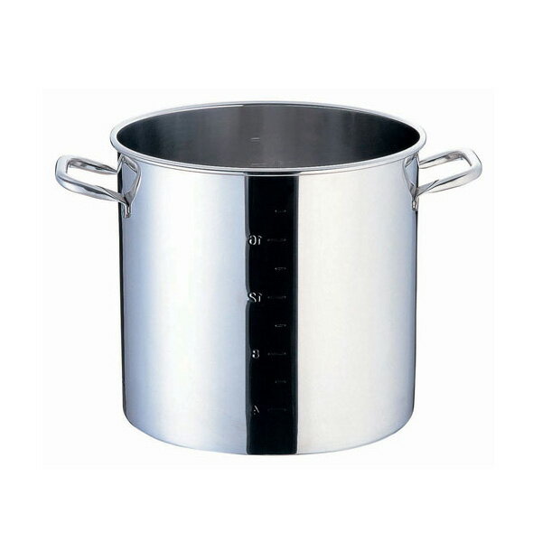 SA パワー・デンジ寸胴鍋 目盛付（蓋無） 39cm【39cm】