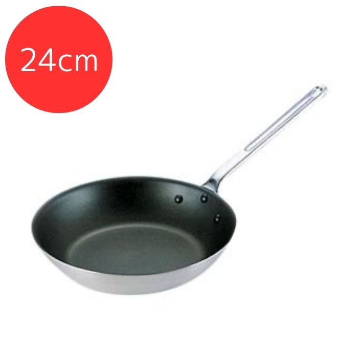 アカオアルミ DON FCフライパン 24cm フライパン 日本製 業務用 ガス火 IH非対応 AHLF6024
