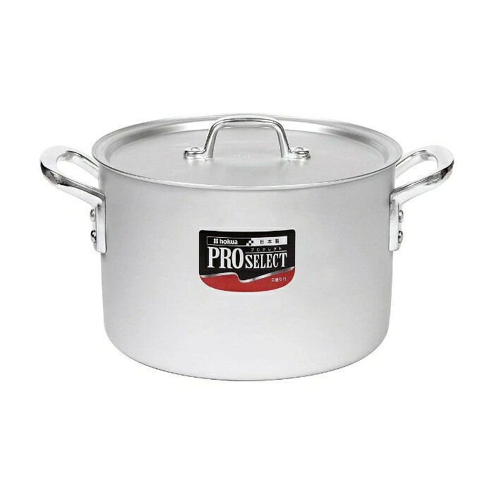 北陸アルミニウム プロセレクト 半寸胴鍋 （目盛付） 18cm