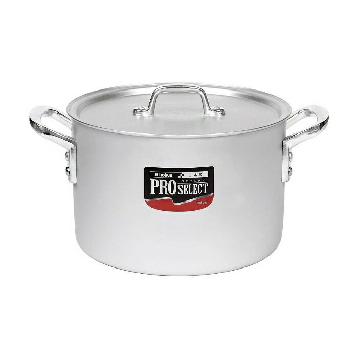 北陸アルミニウム プロセレクト 半寸胴鍋 （目盛付） 24cm