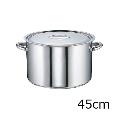 SA モリブデン　半寸胴鍋 （目盛付）　45cm( キッチンブランチ )