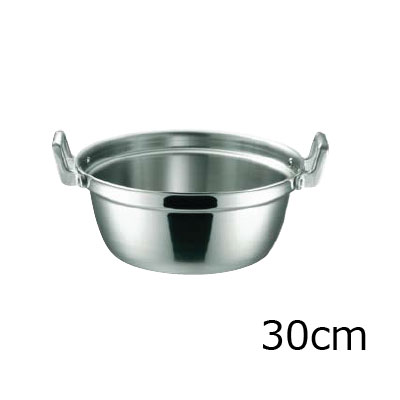 KO　19-0電磁対応　段付鍋　30cm( キッチンブランチ )