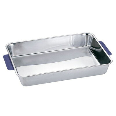 18-8 カラーハンドル角バット 15枚取 ブルー【15枚取/ブルー】