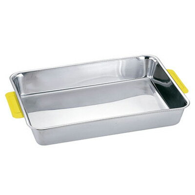 18-8 カラーハンドル角バット 18枚取 イエロー【18枚取/イエロー】