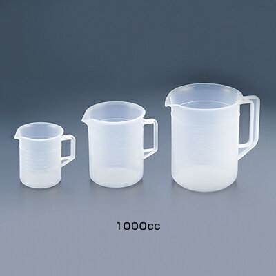 ポリプロピレン手付ビーカー 1030 1L （1030） 【1L】