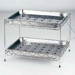 SA 18-8 2段式ウォーターコランダー 小 285×430×H320mm( キッチンブランチ )