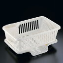 皿立て水切りかごタテ型スリムタイプ No.3(箸立て付)450×235×H175mm( キッチンブランチ )
