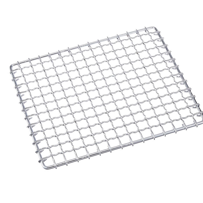 SA 業務用焼網・ストロング（鉄・クロームメッキ） 24号 240×210mm( キッチンブランチ )