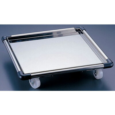 SA 18-8 グラスラックドーリー SA580-B 580×580×H123mm( キッチンブランチ )