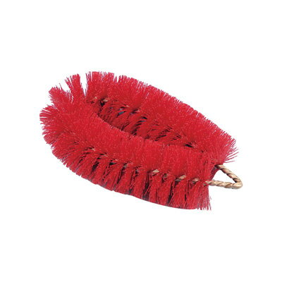 バーキュート 衛生管理用たわし Mサイズ 62806101 ハード 150mm 赤( キッチンブランチ )
