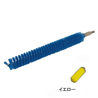 【仕様】 メーカー品番：5365 カラー：イエロー 外径×全長：20×160mm 質量：0.023kg Vikan hygiene system ヴァイカン デンマーク製 HACCP対応ブラシ HACCP対応の規格を各所に取り入れると共に、カラーコーディングを全商品に導入していますので、色別の洗浄システムがはかれます。また、人間工学を商品設計の中に取り入れているので従来の商品と比べて疲労度合が軽く、使う人の身になって設計されています。 ●あらゆる内径に対応したチューブビン洗浄ブラシ 耐熱温度:120℃ 材質:芯部/ステンレス 毛/ポリエステル ■特徴 ●パイプクリーナーロッド 5345 【JBLK7】 5352 【JBLK6】 0705 【JBLK4】 5350 【JBLK5】 との組み合わせにより、手の届かない奥までも洗浄可能。