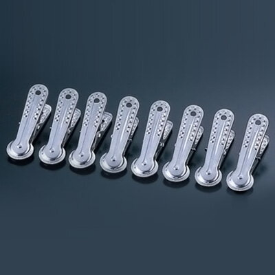 アルミ クリップ （8個付） 全長55mm( キッチンブランチ )