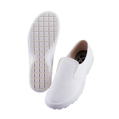 Safety Shoes - 弘進 シェフメイトスニーカー α-7000 （耐油性）27cm 【白】