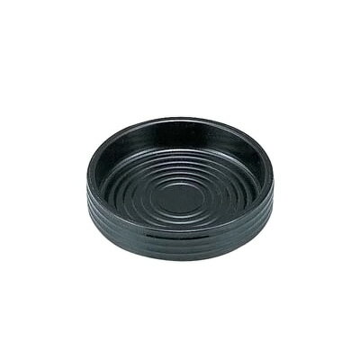 メラミン ケヤキ銚子台 82011010 内φ73mm 【黒】