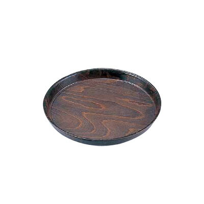 キャンブロ ノンスリップウッドトレー丸型ビールトレー 85シリーズ PH558516 φ312×H35mm( キッチンブランチ )