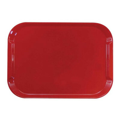 BS ネオトレー 39cm （防汚タイプ） 390×280×H18mm 【レッド】